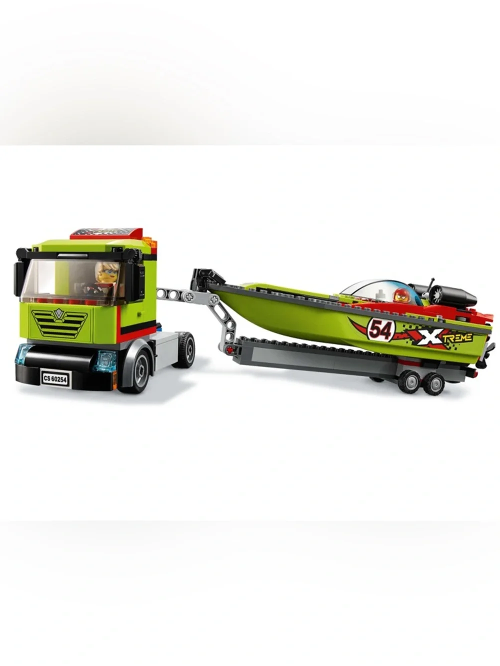 Lego retired City #60254 Race Boat Transporter - Picture 14 of 15